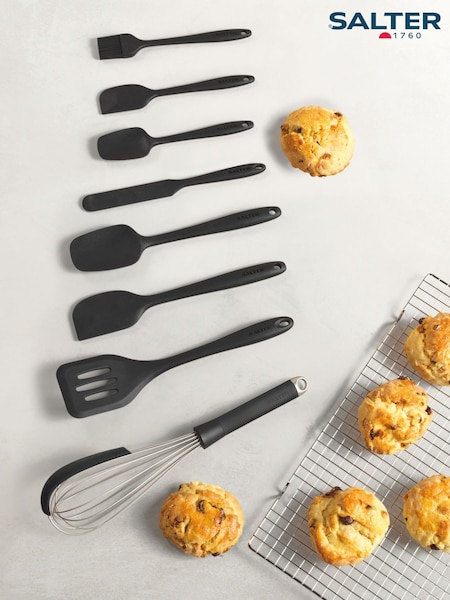 Salter Black Bakes Utensil 8 Piece Set (AK5713) | €37