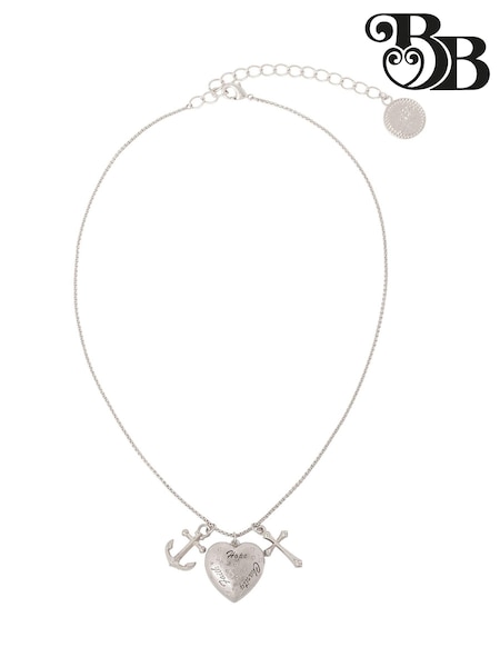 Bibi Bijoux Faith Hope and Charity Heart Locket Necklace (AK5756) | €21.50