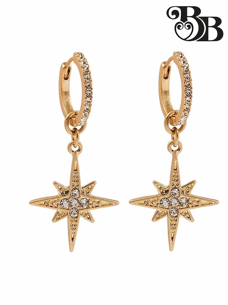 Guld - Bibi Bijoux Gothic Revival Star Earrings (AK5757) | kr460