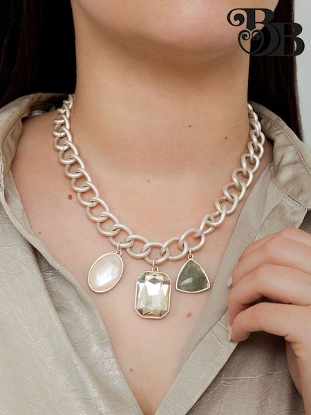 Bibi Bijoux Bejewelled Statement Chain Collar Necklace (AK5759) | €21.50