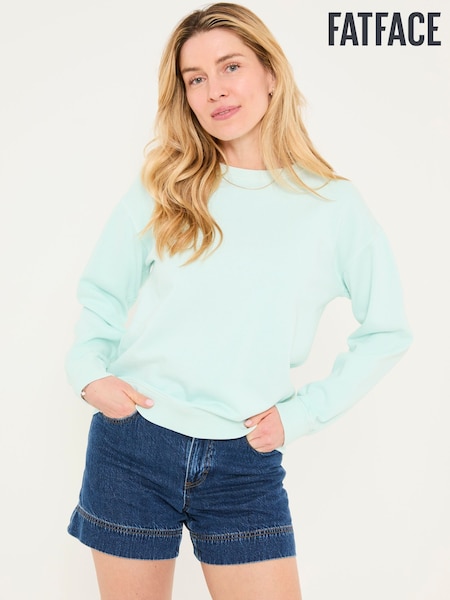 FatFace Georgia Mint Green Crew Sweatshirt (AK6086) | ₪199