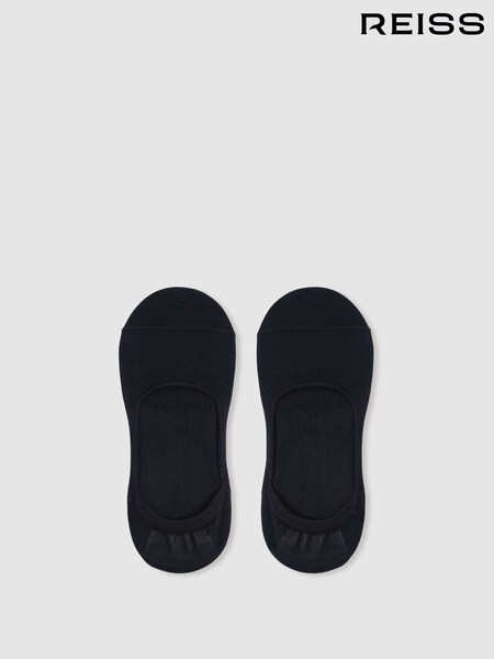 Reiss Navy Rafi Cotton-Blend Loafer Socks (AK6108) | €18