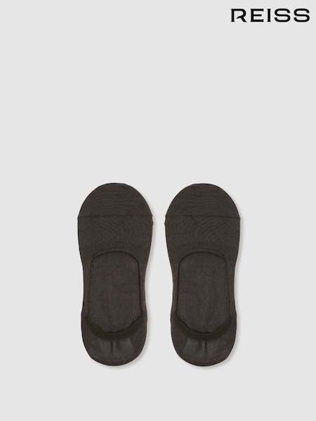 Reiss Chocolate Rafi Cotton-Blend Loafer Socks (AK6113) | €17