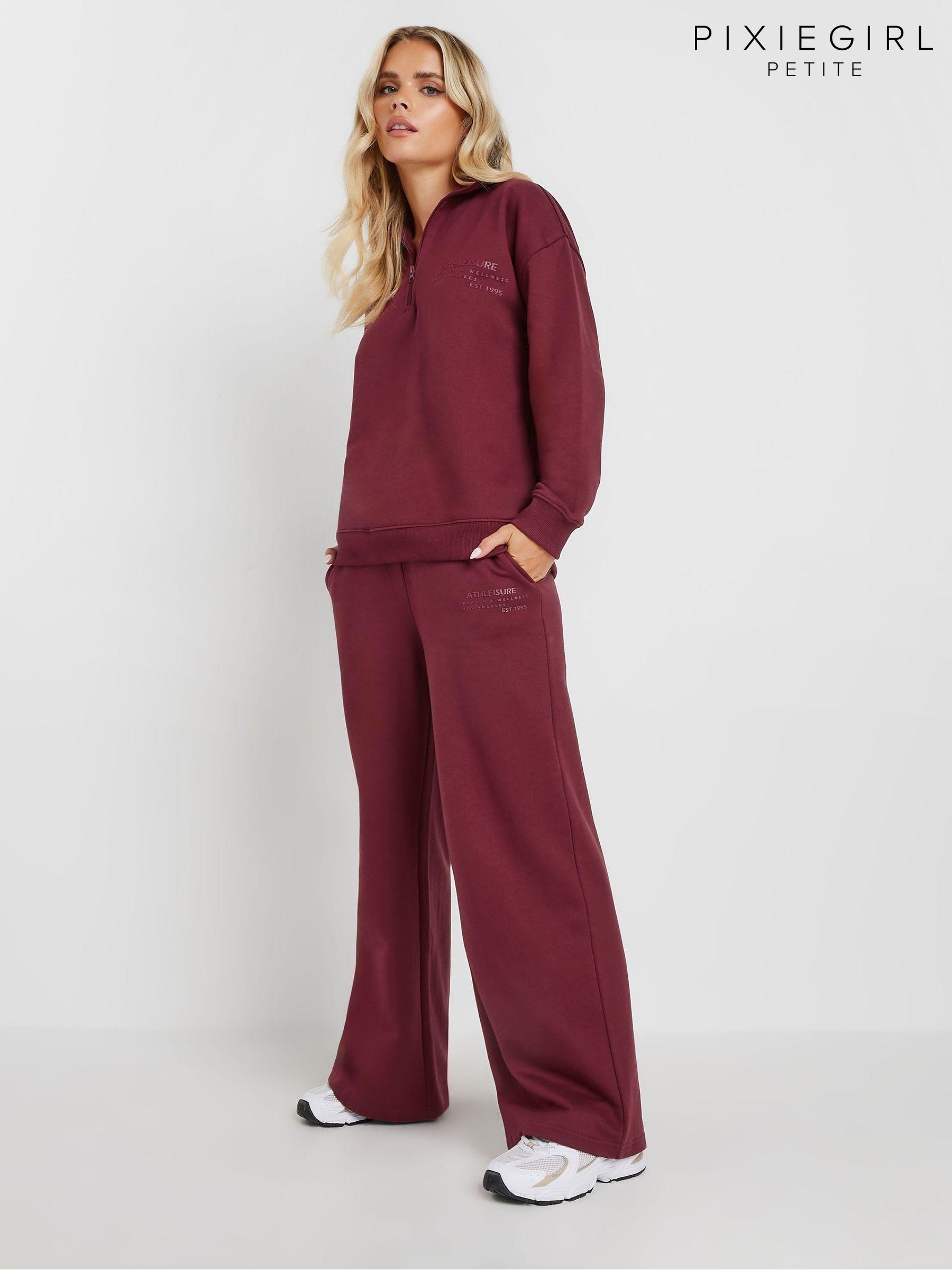 Women s Petite Joggers Co ord Plain Red Next Luxembourg
