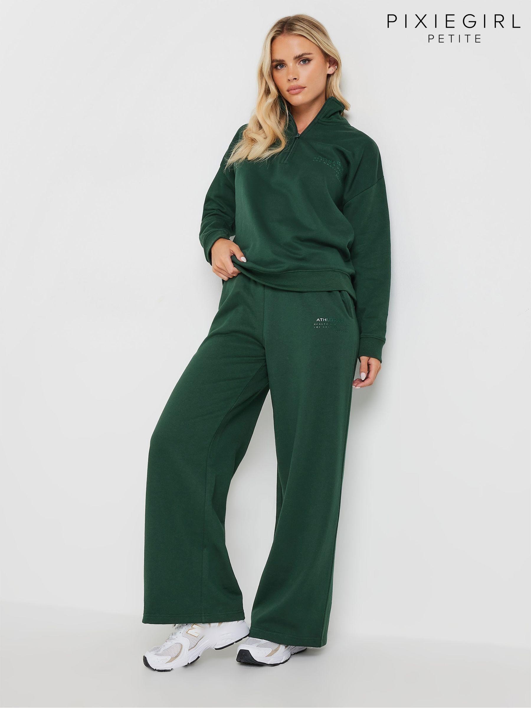 Petite Wide Leg Plain Casual Joggers Next Luxembourg