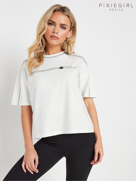 Pixiegirl Petite Sporty 100% Cotton T-shirt (AK6450) | ‏96‏₪