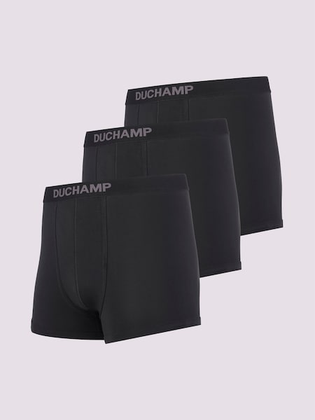 Duchamp Black Duchamp Luxury Cotton Boxer White Briefs 3 Pack (AK6482) | €52