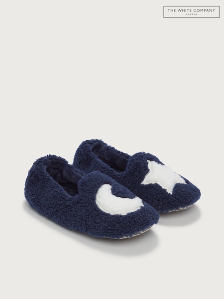 The White Company Blue Star And Moon Slippers (AK6642) | €26