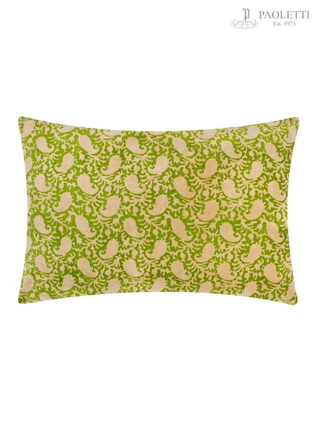 Paoletti Verdie Natural Seventy Three Boteh Paisley Cushion (AK6655) | 119 QAR