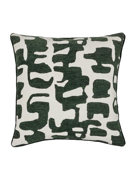HÖEM Ivy Green Caval Jacquard Chenille Cushion (AK6701) | AZN 65