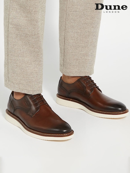 rjava - Dune London Blairs Premium Hybrid Sole Lace Up Shoes (AK6892) | € 157