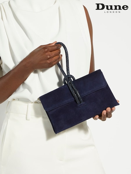 Dune London NAVY/-SUEDE Brynie Handle Grab Bag (AK6929) | €129