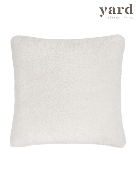 Yard Ecru Olann Shearling Fleece Cushion (AK6968) | €24