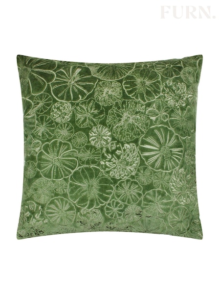Furn Picking Patch Embroidered 100% Cotton Cushion (AK6978) | R$ 235