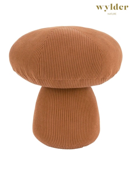Wylder Rust Corduroy Mushroom Velvet Doorstop (AK6982) | €23