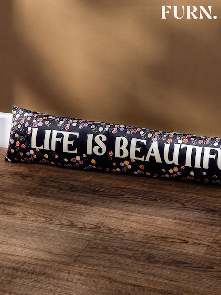Furn Multicolour La Vida Life Is Beautiful Velvet Draught Excluder (AK6996) | R$ 170