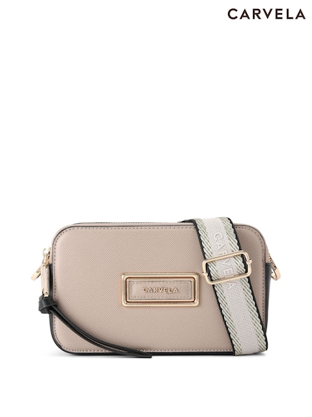 Natural - Geanta foto dreptunghiulara Carvela Roma (AK7047) | 886 LEI