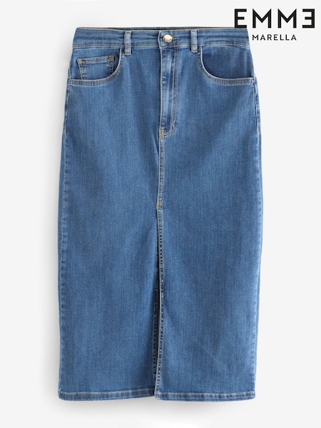 Emme Marella Blue Liquore Skirt (AK7273) | €127