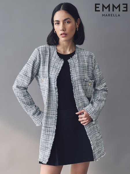 Emme Marella Blue Ugolina Jacket (AK7286) | €240