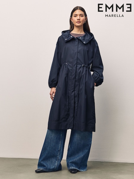 Emme Marella Blue Pasqua Raincoat (AK7291) | €378