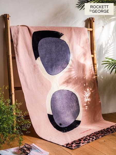 Rockett St George Lola Glasses 100% Cotton Beach Towel (AK7308) | €24.50