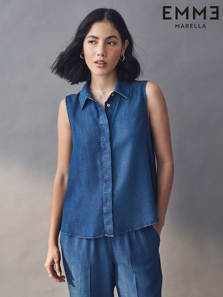 Emme by Marella Scapo Blue Shirt (AK7327) | 137 €