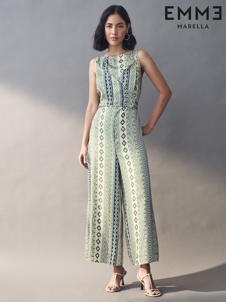 Emme by Marella Green Istrice Jumpsuit (AK7328) | ₪805