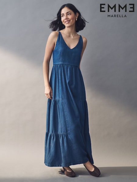 Emme Marella Blue Sanctus Dress (AK7333) | €223