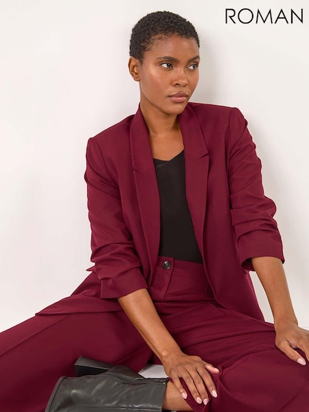 Roman Red Tailored Relaxed Stretch Trousers (AK7619) | €56