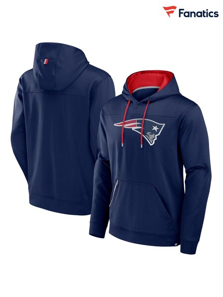 Fanatics Blue Nfl New England Patriots Defender Dot Faded Primary Fleece Hoodie (AK7660) | kr812