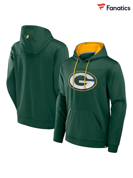Fanatics Nfl Green Bay Packers Defender Dot Faded Primary Fleece Hoodie (AK7670) | kr812