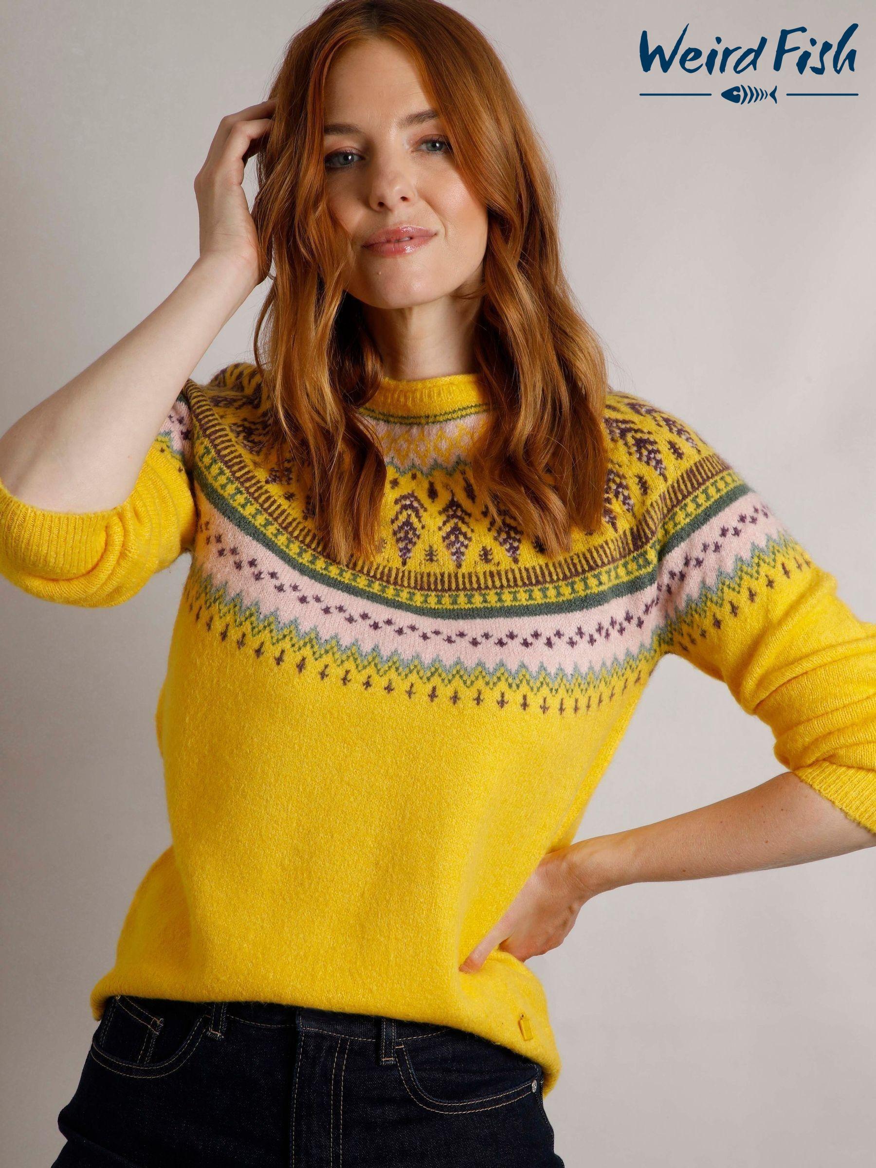 Yellow high neck jumper best sale