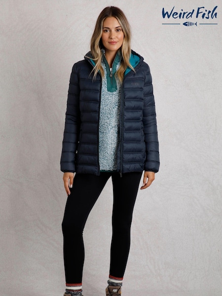 أزرق - Weird Fish Eshka Lightweight Padded Jacket (AK7770) | ‏204 د.إ.‏