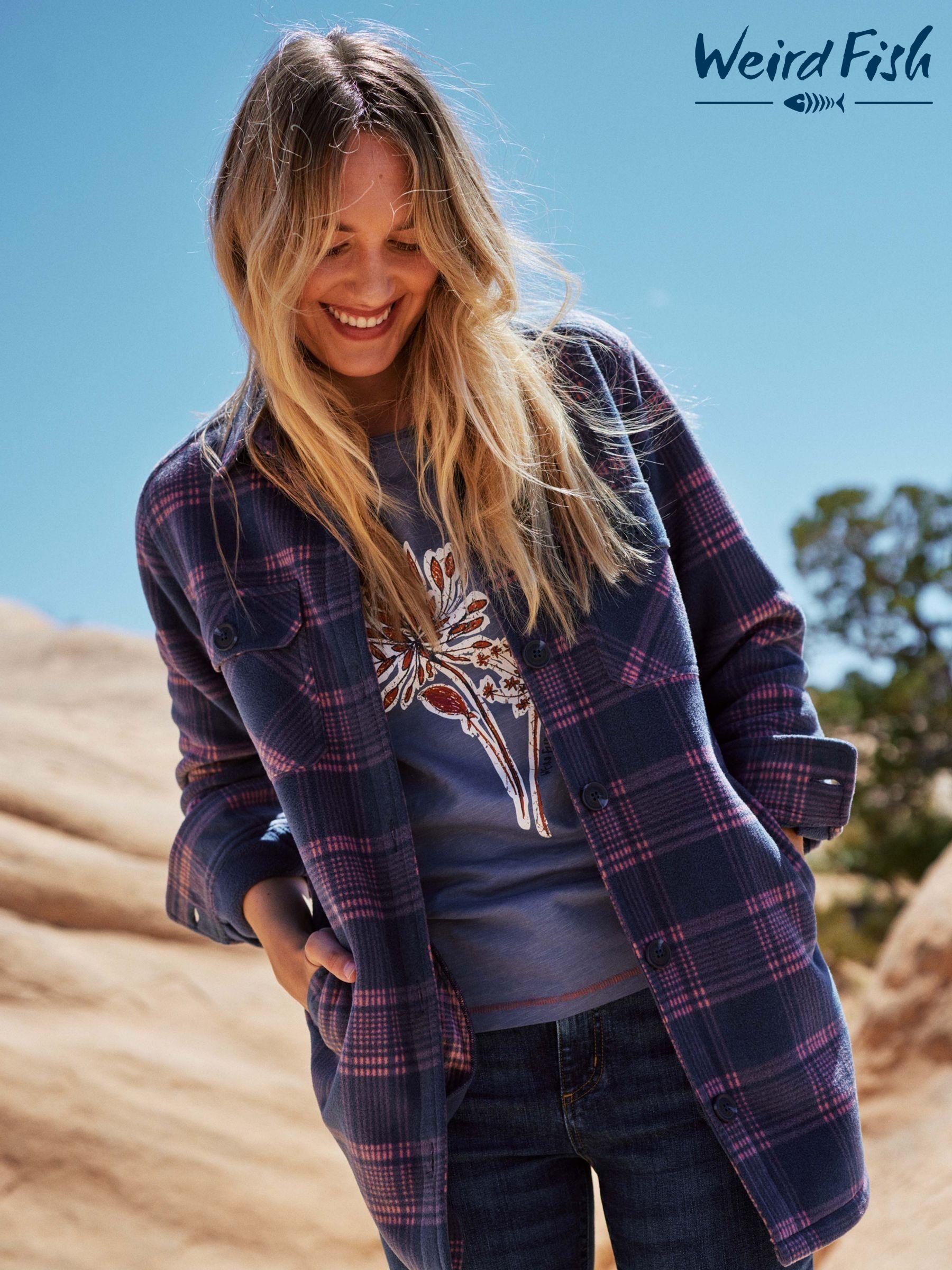 Women s Longline Mid Check Tartan Clothing Next Ireland