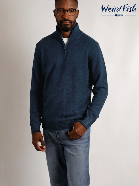 Weird Fish Helmsdale Eco 1/4 Zip Jumper (AK7827) | 250 LEI