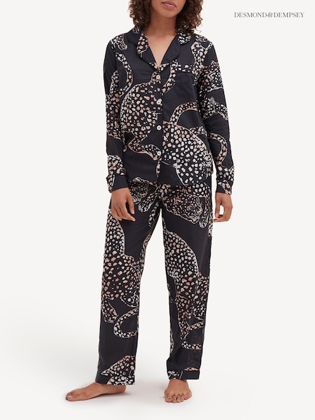 أزرق داكن - Desmond & Dempsey Long Pyjamas Set (AK7876) | ‏841 ر.ق.
