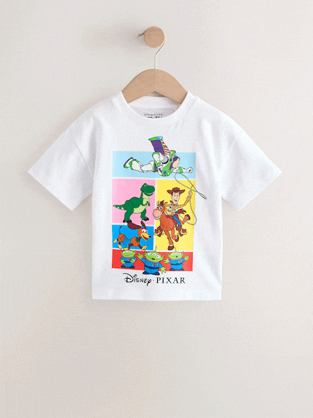 White Toy Story Short Sleeve T-Shirt (3mths-8yrs) (AK7903) | 49 QAR - 59 QAR