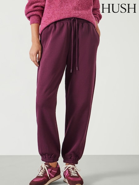 Hush Red Alyna Pocket Detail Relaxed Joggers (AK7981) | ₪327