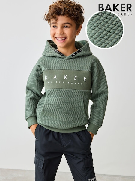 Baker by Ted Baker Textured 100% Cotton Hoodie (AK8011) | $45 - $52