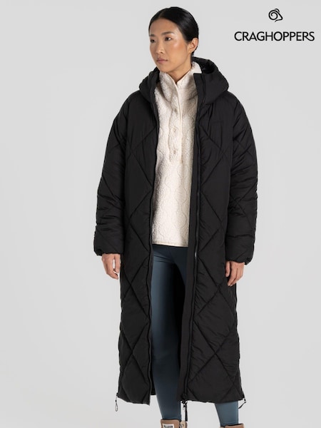 Craghoppers Sarmiento Hooded Black Jacket (AK8053) | 677 LEI