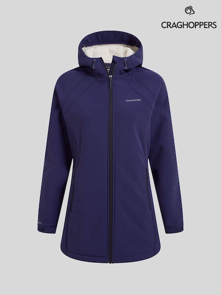 Craghoppers Blue Gwen Hooded Jacket (AK8085) | ₪352