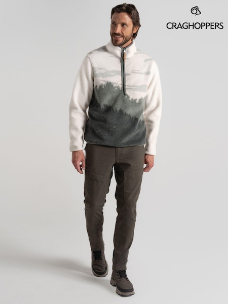 Craghoppers Green National Trust Hathers Quarter Zip Fleece (AK8096) | €43