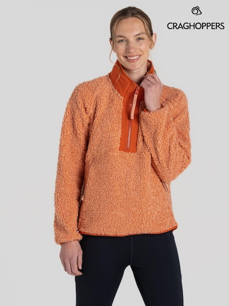 Craghoppers Orange Toro Half Zip Fleece (AK8100) | €46