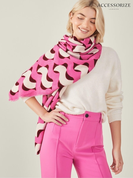 Accessorize Retro Print Winter Blanket Scarf (AK8143) | € 20