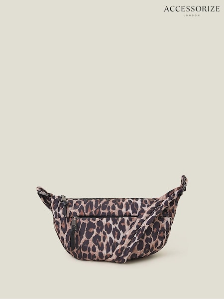 Accessorize Animal Leopard Print Nylon Sling Cross-Body Bag (AK8158) | €32