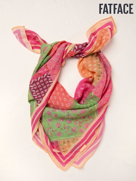 FatFace Patchwork Printed Hair Scarf (AK8327) | €19