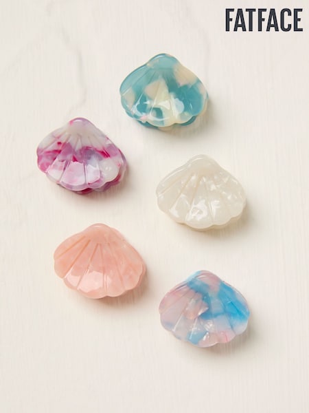 FatFace Mini Shell Hair Clips 5 Pack (AK8335) | €21