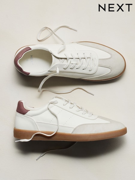 Cream T-Bar Low Trainers (AK8353) | R$ 365