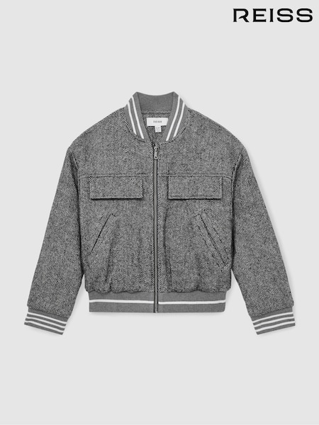 Reiss Tahlia Wool-blend Padded Bomber Jacket (AK8429) | ‏811 ر.س.‏
