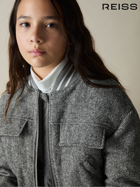 Reiss Tahlia Wool-Blend Padded Bomber Jacket (AK8430) | ‏706 د.إ.‏